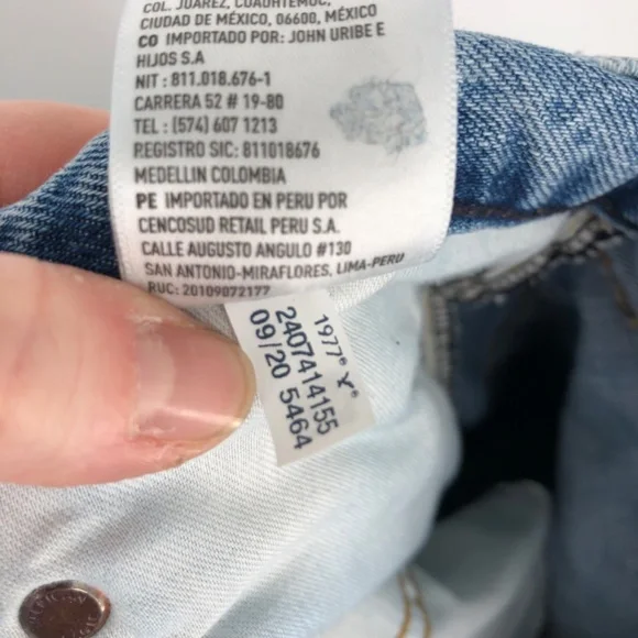 American Eagle Mens Relaxed Straight Jeans‎ Size 36x29 Light Wash - Picture 10 of 16